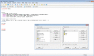 Web author scripting software. screenshot